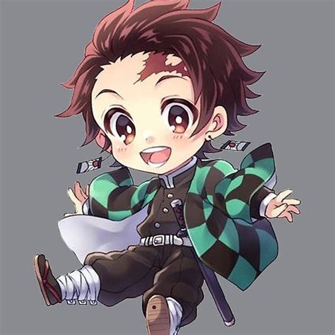 Please like or reblog if you use. Kimetsu No Yaiba Tanjiro Chibi in 2020 | Chibi, Anime, Slayer