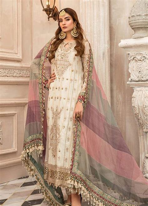 Pakistani Maria B Suit 2019 Luxury Latest Collection Shalwar Kameez