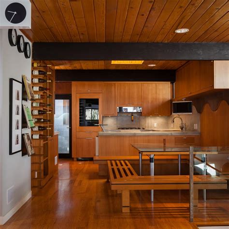 Contemporary Eat In Kitchen With Wood Beam Ceiling HGTV