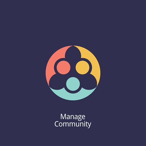 Check On My Behance Manage Community Logo Design Created With
