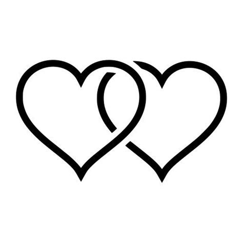 Interlocking Hearts Heart Tattoo Two Hearts Tattoo Heart Tattoo Designs