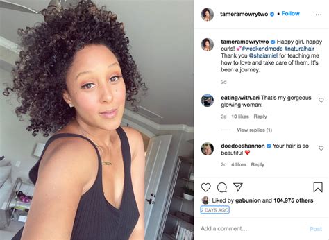 The Curls Are Popping Tamera Mowry Drops Some Natural Beauty On Fans