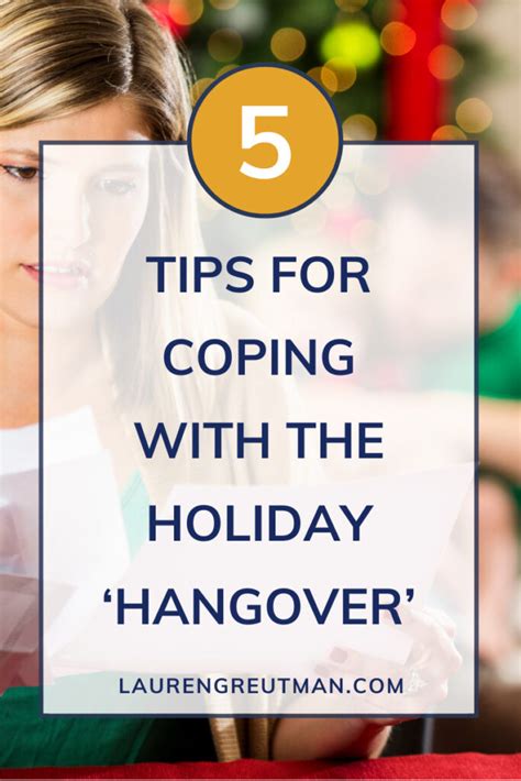 5 Tips For Coping With The Holiday ‘hangover I Am That Lady