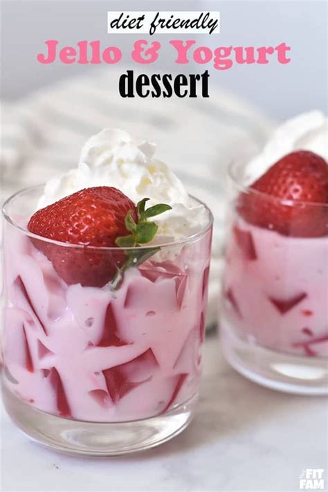 A recipe for better heart health. Low Calorie Jello & Yogurt Dessert - That Fit Fam | Recipe ...