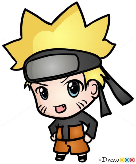 Resultado De Imagem Para Chibi Naruto Step By Step Arte De Naruto