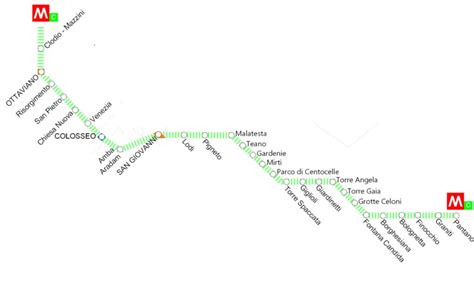 Rome Metro Map Pdf Rome Subway Tickets Stops And Hours