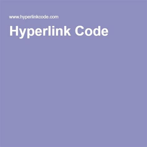 How To Make A Hyperlink Hyperlink Coding