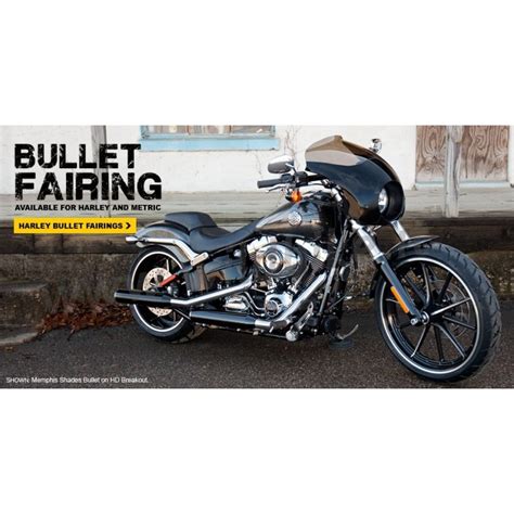 Harley davidson windshields & fairings from predator motorsport. BULLET FAIRING WINDSHIELD for HARLEY DAVIDSON FXSB SOFTAIL ...