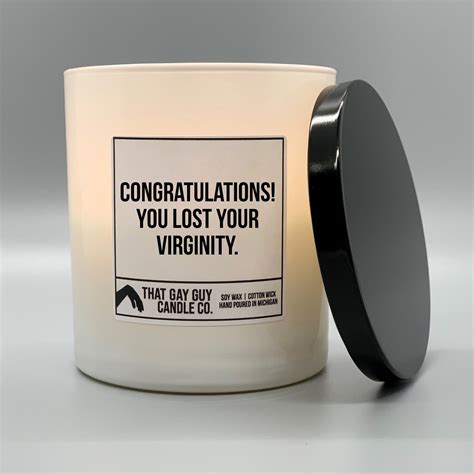 Congratulations You Lost Your Virginity — That Gay Guy Candle Co