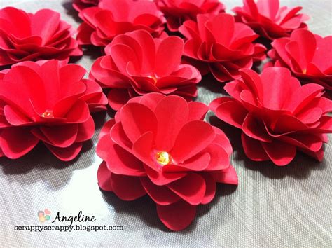 According to superstition, you don't want to inadvertently sweep out or clean away new luck as it comes in during the festival; Happy Chinese New Year card + DIY flowers - Scrappy Scrappy