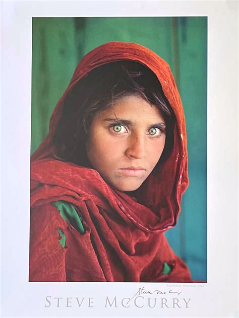 Steve Mccurry American B 1950 Sharbat Gula Afghan Girl Pakistan