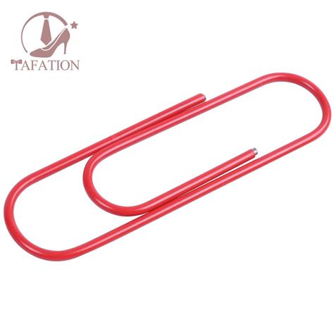 Super Large Paper Clips Vinyl Coated 30 Pack 4 Inch Assorted Color