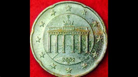 Germany 20 Euro Cents 2002 Nordic Gold Youtube