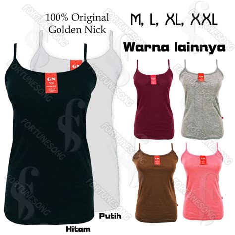 Golden Nick Baju Camisol Atasan Wanita Halus Dan Lembut Tanktop Wanita