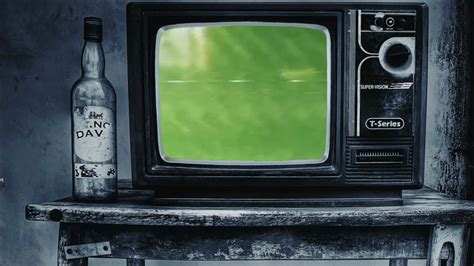 Vintage Tv Vintage Green Old Room Chroma Key Video Effects Retro