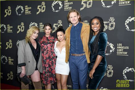 Maia Mitchell Cierra Ramirez Good Trouble Cast Celebrate LA LGBT Center S Th Anniversary