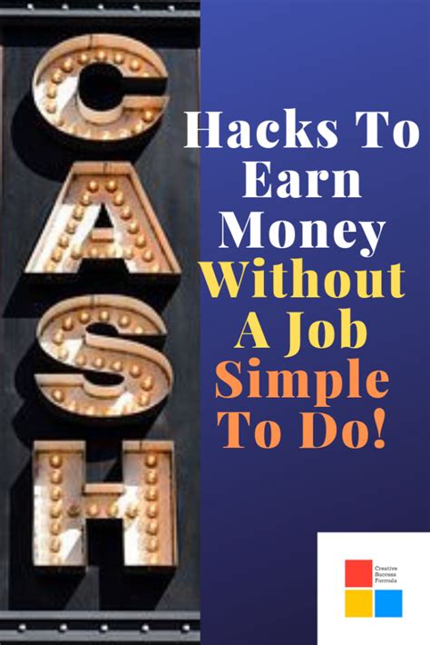 January 17, 2021, 5:00 pm·9 min read. How To Make Money Without A Job - Amazing Tips That Actually Work! - Creative Success Formula