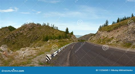Mountains Road Stock Image Image Of Landscape Tree 11256049