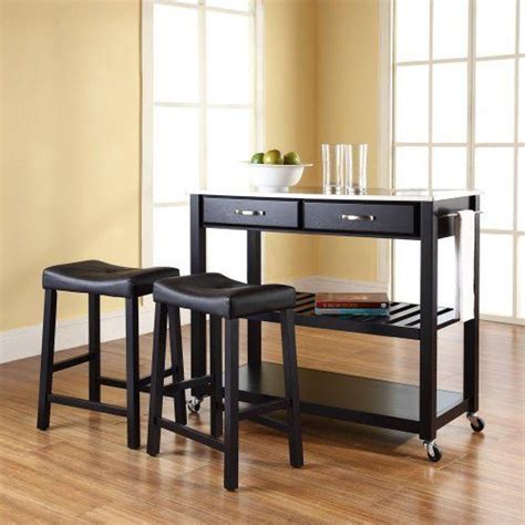 If you have less kitchen space to work with, consider a narrower kitchen island stationary: Portable Kitchen Island Design Ideas - Sortrachen