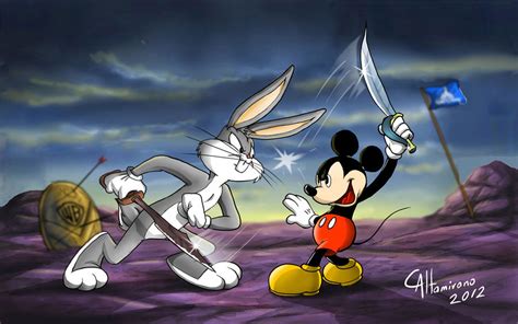 Bugs Bunny Fight Wallpapers Wallpaper Cave