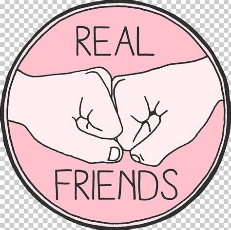 Real Friends Logo Pop Punk PNG Area Art Circle Friendship Line