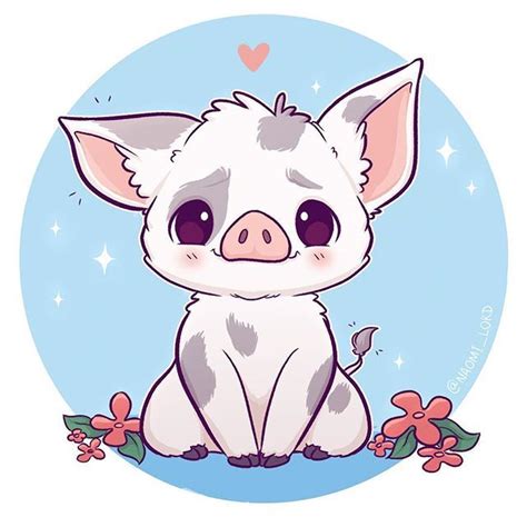 Once again, i'm drawing disney heroines with a bit of a twist: Animal | animal in 2019 | Cute disney, Cute animal drawings, Kawaii drawings