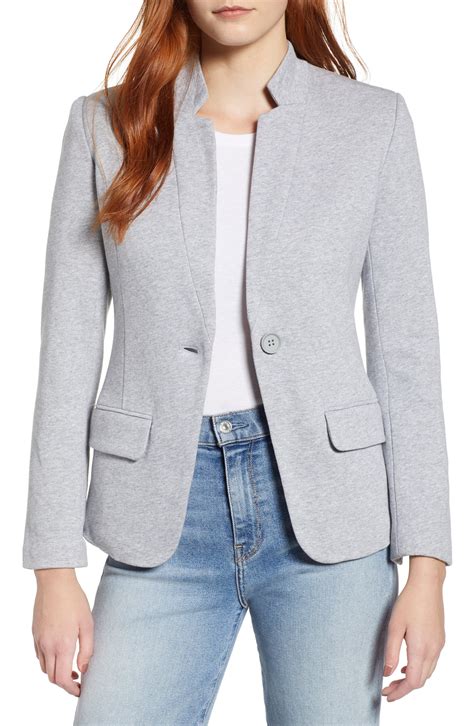 gibson notch collar cotton blend blazer blazer outfits for women blazer grey blazer outfit