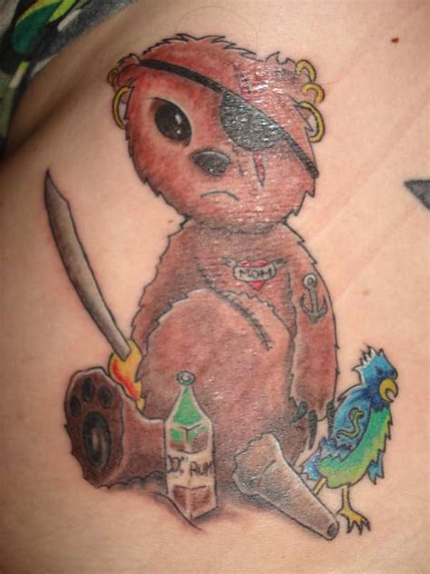 Get images of tattoos on body. gangster bear