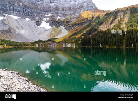 Rawson Lake Alberta Stock Photo Alamy