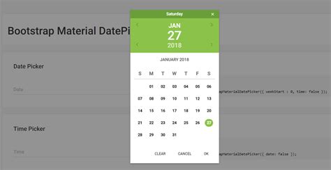 Bootstrap date picker is a plugin that adds the function of selecting time without the necessity of using custom javascript code. 10+ Date Picker For Bootstrap - OnAirCode