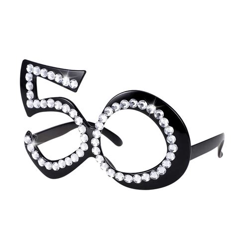 Buy Golden Seven Happy Birthday Glasses 50th Birthday Party Eyeglasses Birthday Party Props 50th