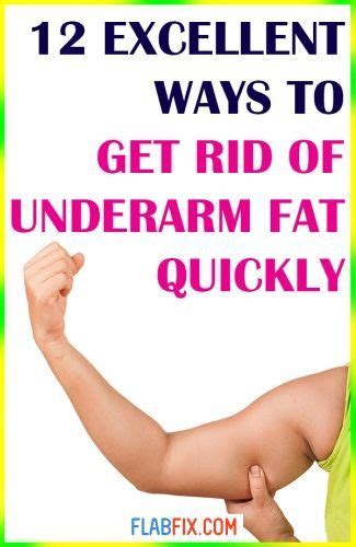 12 Excellent Ways To Get Rid Of Underarm Fat Quickly Flab Fix