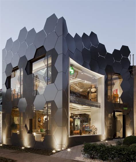 This Honeycomb Inspired Facade Full Of Hexagonal Shapes Was Created