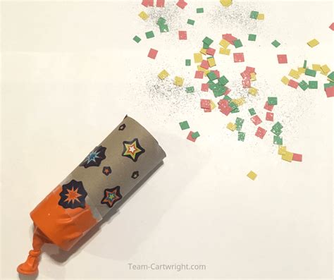 Diy Confetti Poppers For Kids Steam Activity Team Cartwright
