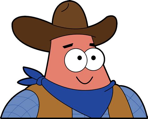 Cowboy Patrick Transparent Patrick Star Know Your Meme