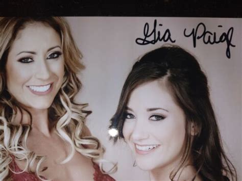 Eva Notty Gia Paige Hand Signed X Photo Authentic Sexy Avn Star