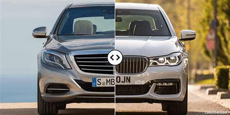 It doesn't matter the year, the generation or the rest of the competition; Mercedes S-Class vs. BMW 7-Series
