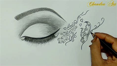 Cool Easy Drawing Pencil Drawing A Beautiful Eye Youtube