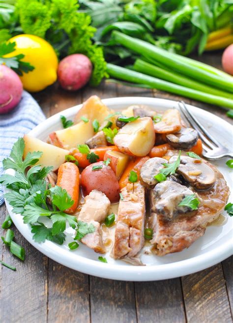 Season the pork as desired. Slow Cooker Pork Chops with Vegetables and Gravy ...