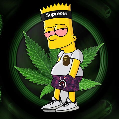 High bart simpson supreme wallpapers. The Simpsons Supreme Wallpapers - Wallpaper Cave