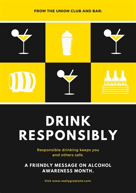 Free Custom Printable Alcohol Awareness Poster Templa