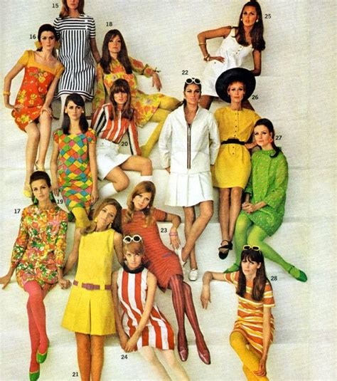 Vintage style 32 photos pour sinspire de la mode des. On craque pour les imprimés sixties ! | Vetement annee 60 ...
