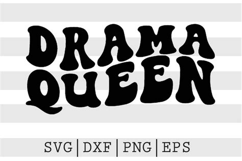 Drama Queen Svg By Spoonyprint Thehungryjpeg