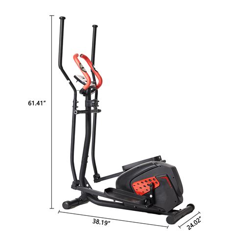 Elliptical Machine Trainer Magnetic Smooth Quiet Driven With Lcd Monit