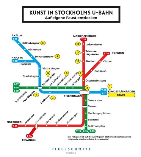 Stockholm Sehenswürdigkeiten Die Bemalten U Bahnhöfe