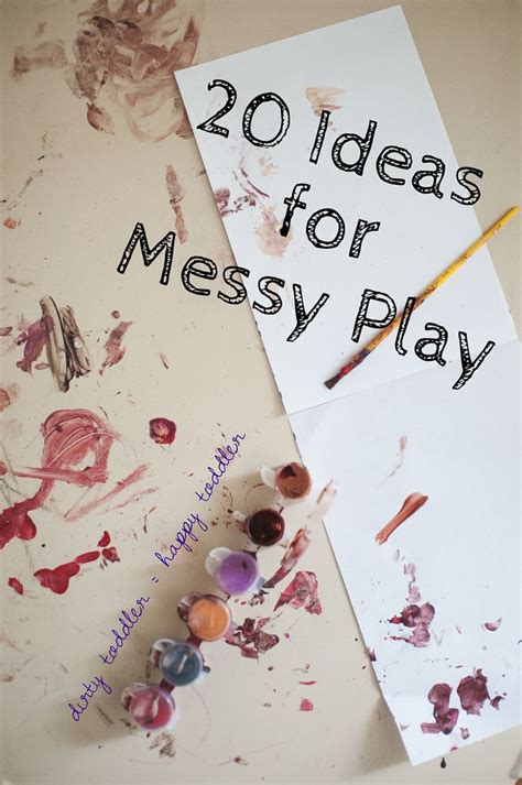 20 Messy Play Activities Toddler Messy Play Messy Play Toddler Fun