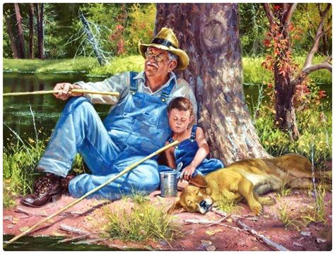 Solve Fishing With Grandpa Jigsaw Puzzle Online With 165 Pieces