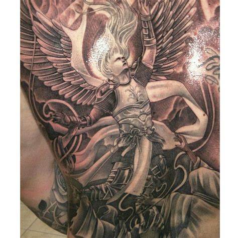 Fallen angels don't always represent negative things but also sometimes it means the hope or faith someone holds after falling down and gaining the power or strength to rise and struggle again. 110+ Best Guardian Angel Tattoos - Designs & Meanings (2019)