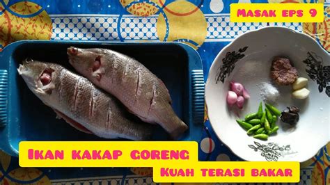 Ikan kakap merupakan salah satu jenis ikan laut yang istimewa. IKAN KAKAP GORENG KUAH TERASI BAKAR - YouTube