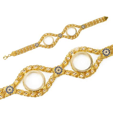 İçi boş çeyrekli çift burgulu bileklik. Muhtemelen yar Kuralları çeyrek altın ipli bileklik nazar ...